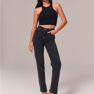 Abercrombie & Fitch High Rise Black Jeans